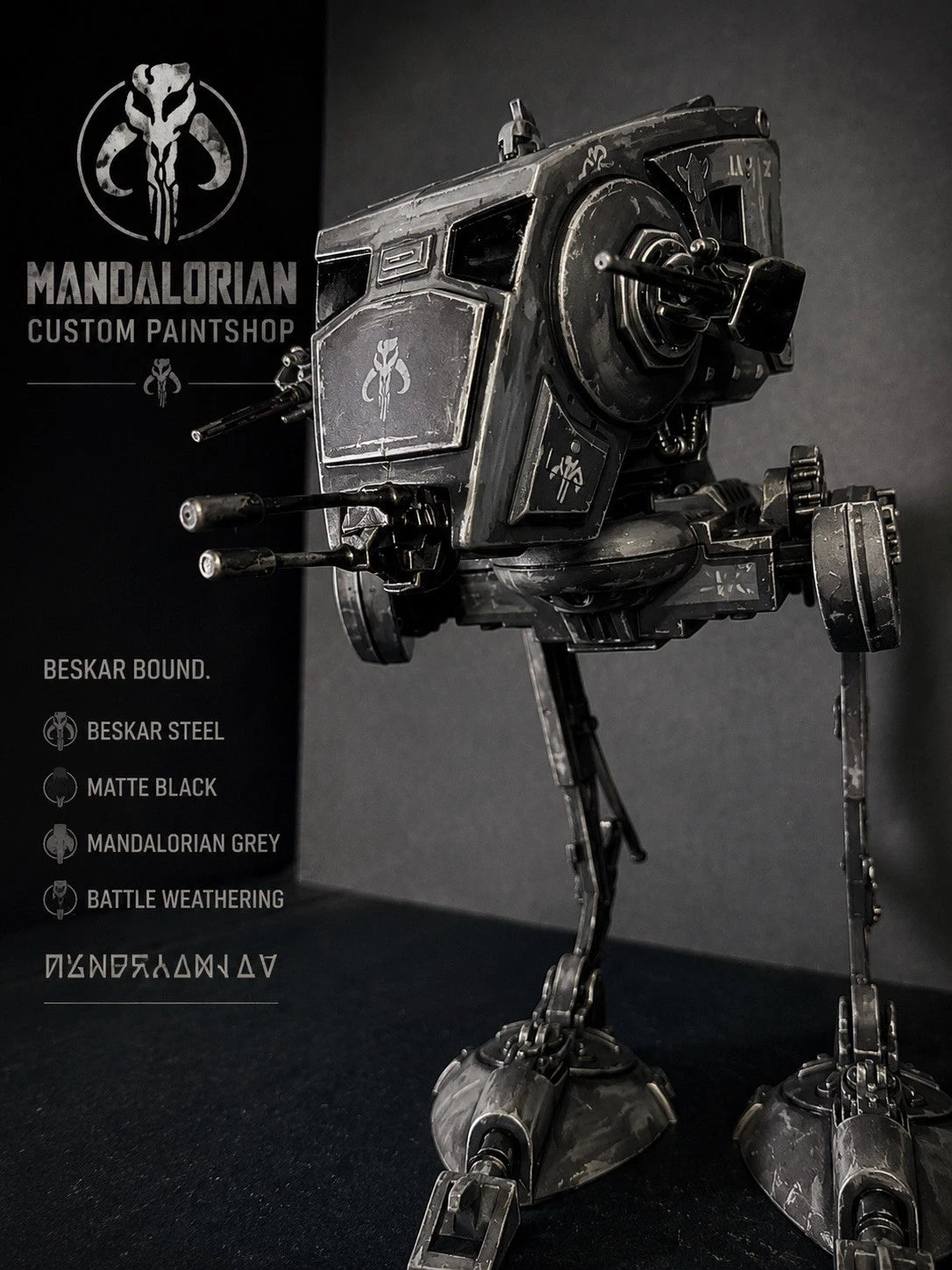 Star Wars AT-ST Commission Andor Imperial Vintage Geonosis Custom collectible
