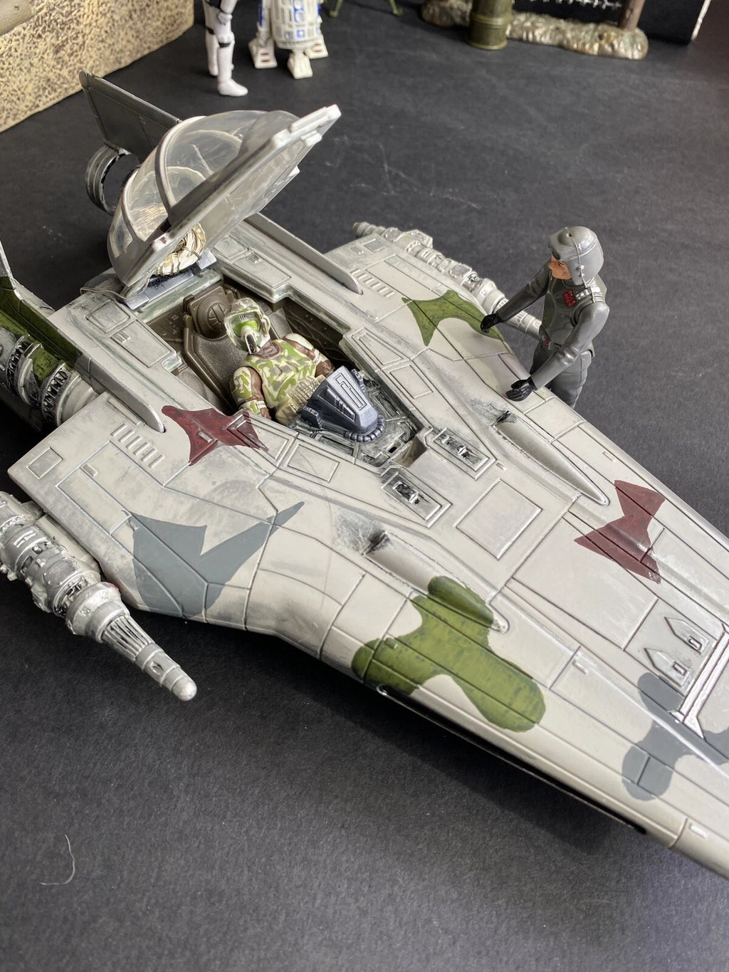 A-Wing “Hunter’s Fang” –  Rebel Interceptor Kashyyyk Camo Starfighter Star Wars - view 7