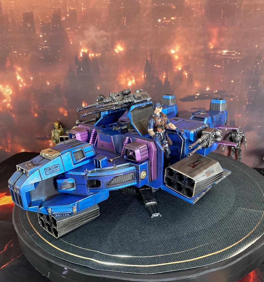 Aliens Weyland Yutani Siege Lander | Custom Colonial Marine Gunship Romulus APC