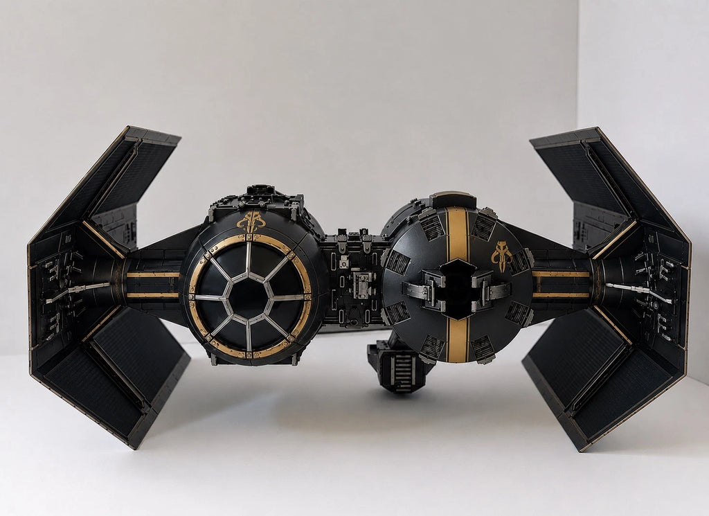 Mandalorian TIE Bomber Commission Star Wars Andor Vintage Sith Kenner Custom
