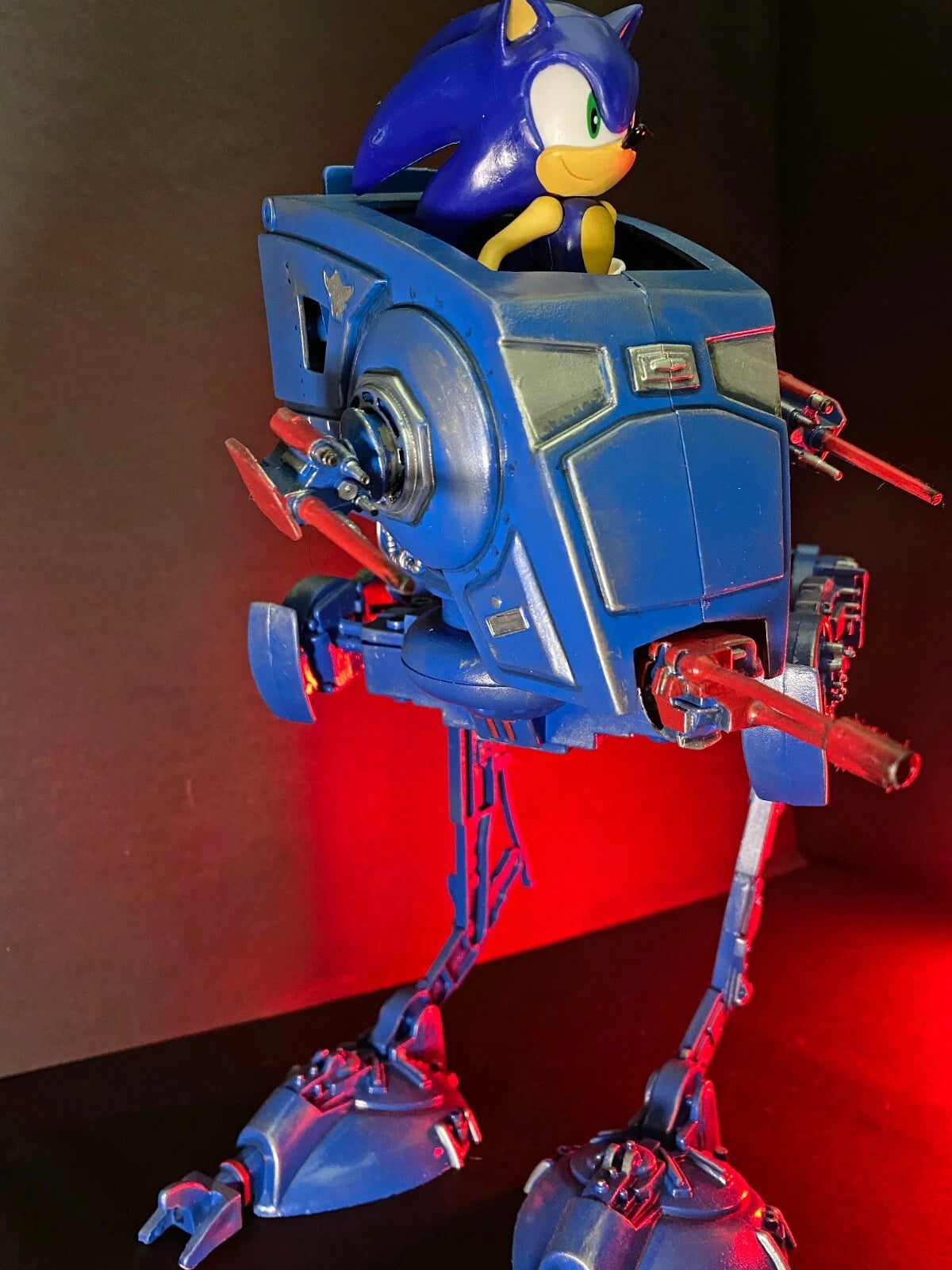 Sonic the Hedgehog x Star Wars AT ST Vintage Kenner Sega Custom - view 21