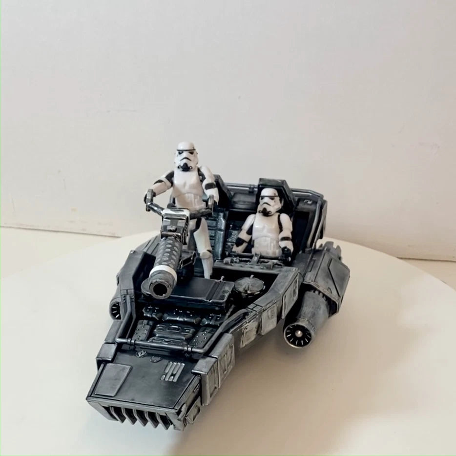 Imperial “Night Lance” Assault Speeder – Hand-Painted Star Wars vintage Custom - view 2