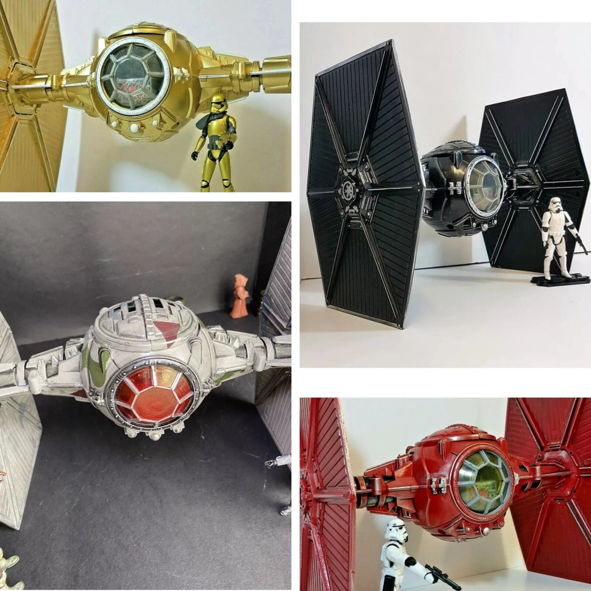 Tie Fighter Avenger You Pick Star Wars Andor Vintage Mustafar Coruscant Custom