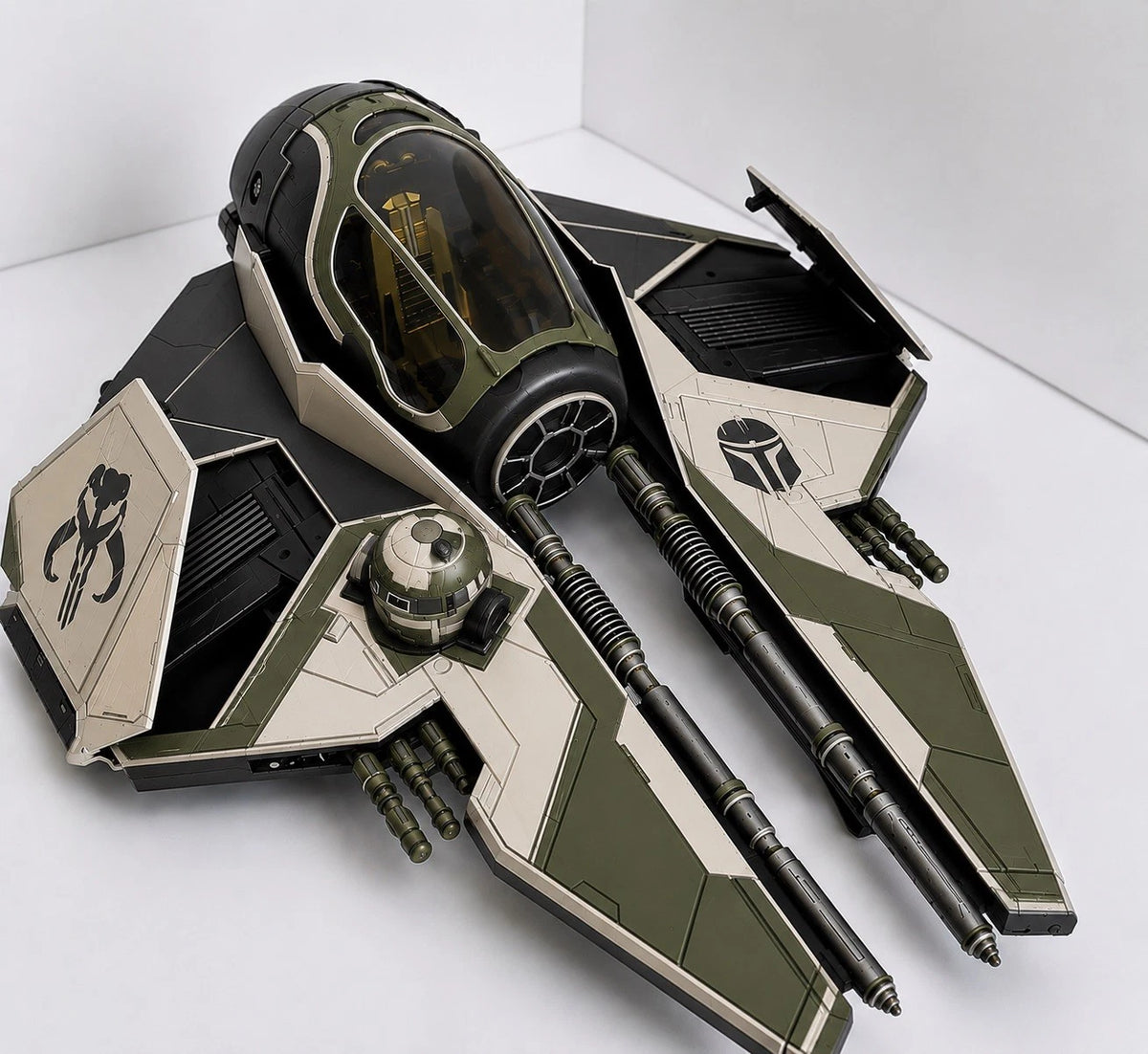 Mandalorian Starfighter Commission Star Wars Andor Vintage Sith Kenner Custom