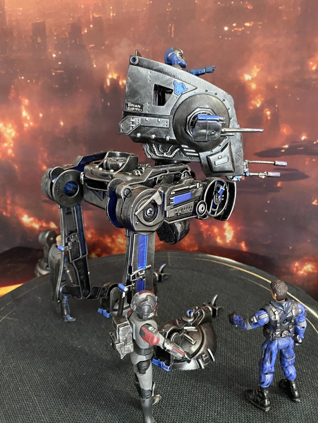 STAR WARS CUSTOM SHADOW TALON AT-ST COMMISSION HANDMADE VINTAGE KENNER COLLECTOR