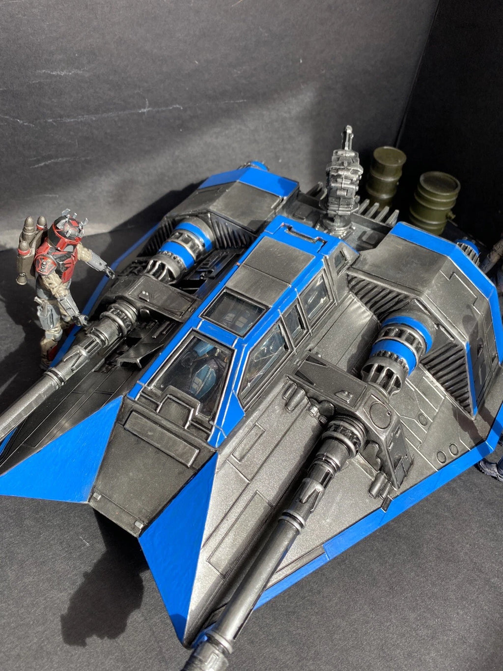 Kestral-9 Patrol Gunship | Mandalorian Outer Rim Snowspeeder Custom Star Wars