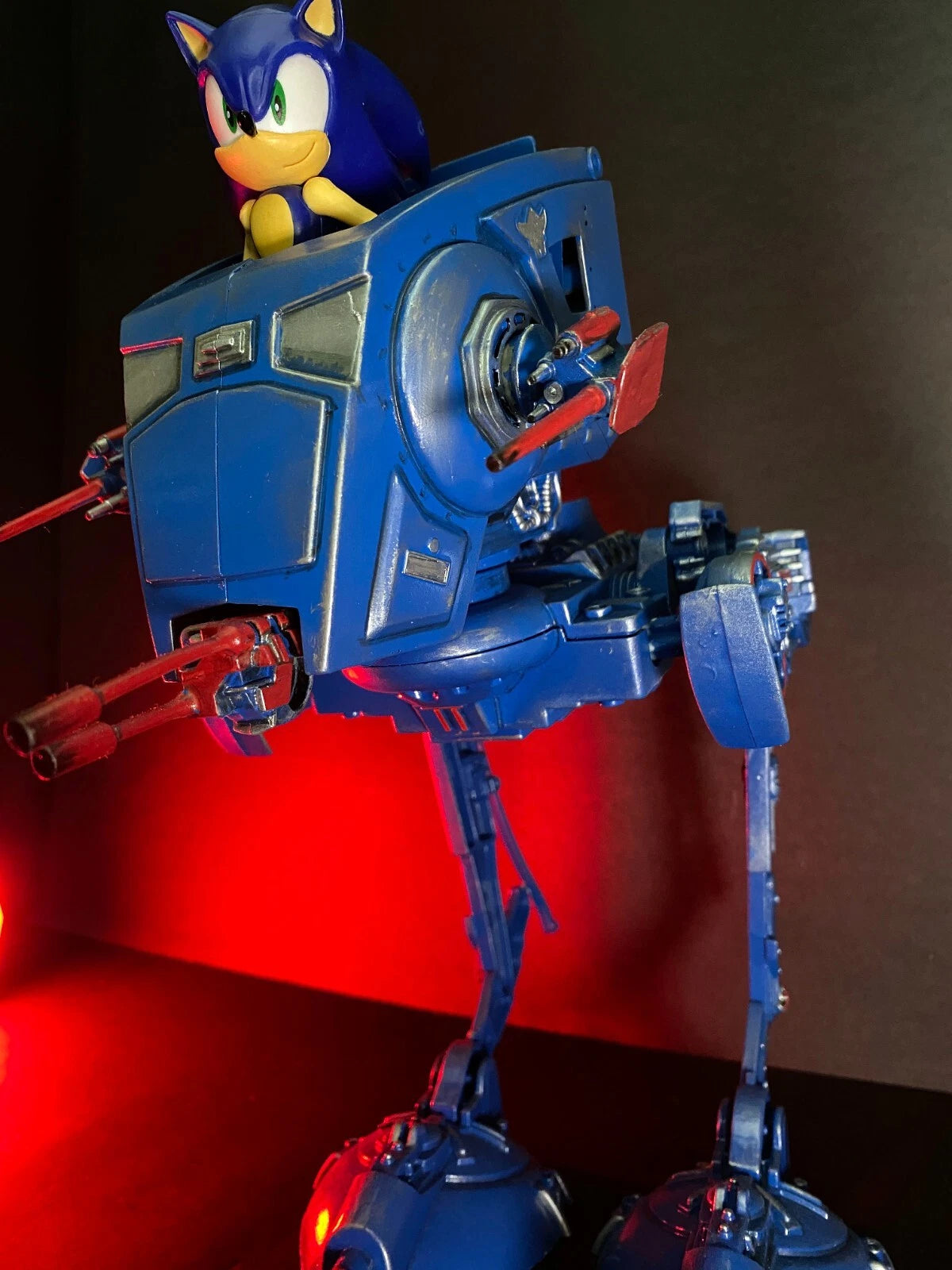 Sonic the Hedgehog x Star Wars AT ST Vintage Kenner Sega Custom - view 6