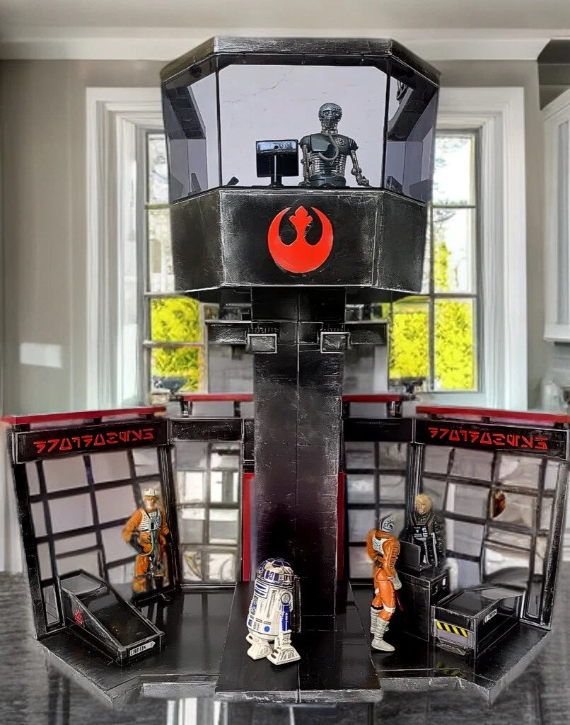Star Wars Rebel Alliance Yavin X-Wing Hangar Rogue One Andor Kenner Diorama