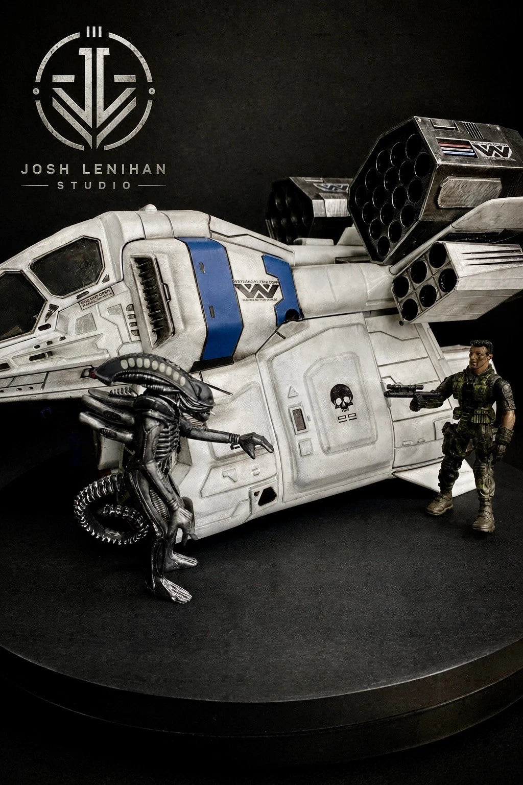 Custom Aliens Weyland Yutani Vehicle Romulus Neca Prometheus Alien Earth