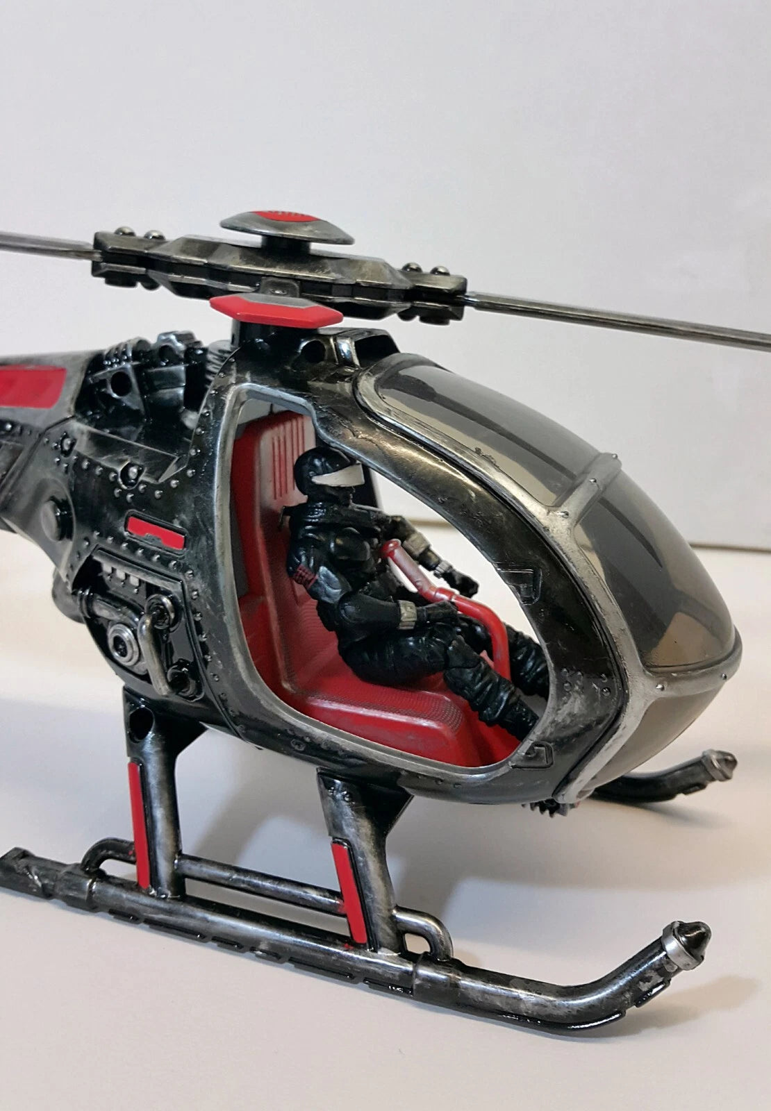 GI JOE COBRA HELICOPTOR DEVELOPMENTAL FANG 1:18 Collectible  Vintage Custom - view 10