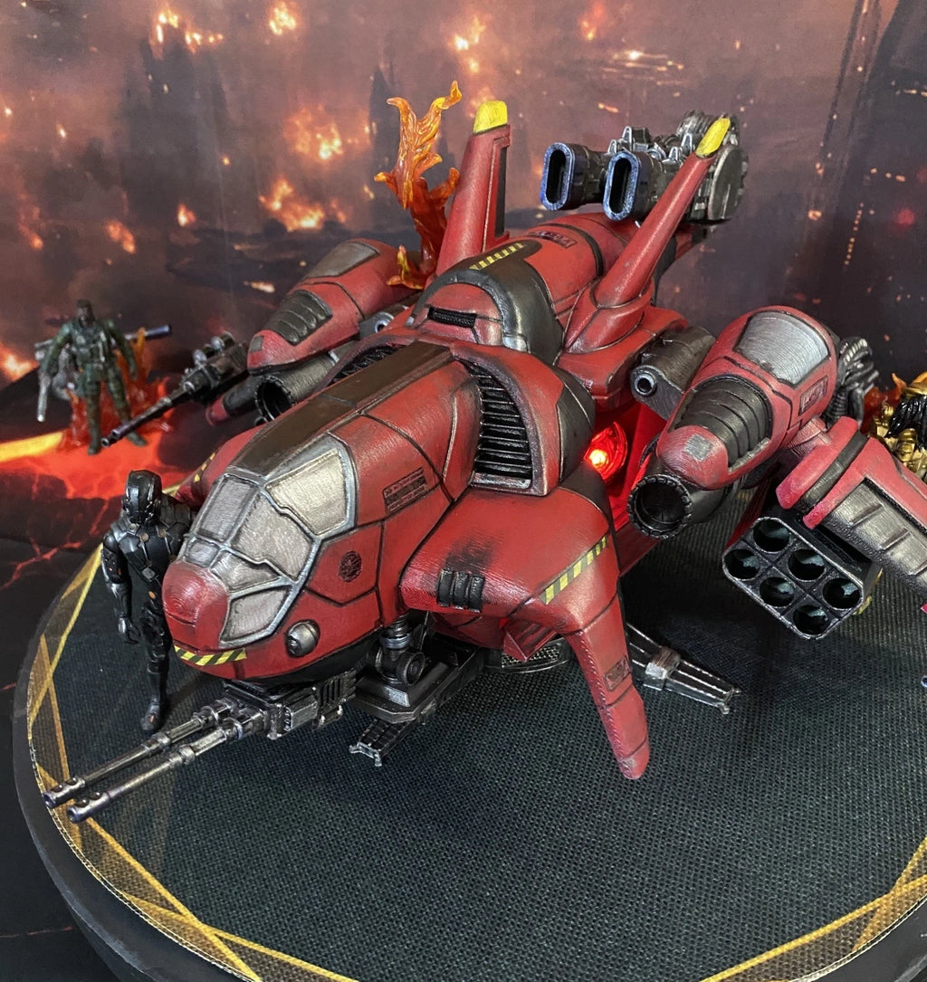 Cobra “Scorchspear” Gunship – G.I. Joe Close Air Support Strike Craft Custom