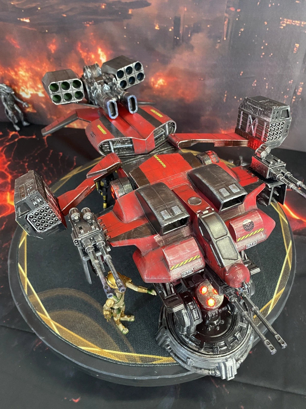 Romulus ALIENS Red Siren MR-13 Gunship Nostromo Weyland-Yutani Vintage custom