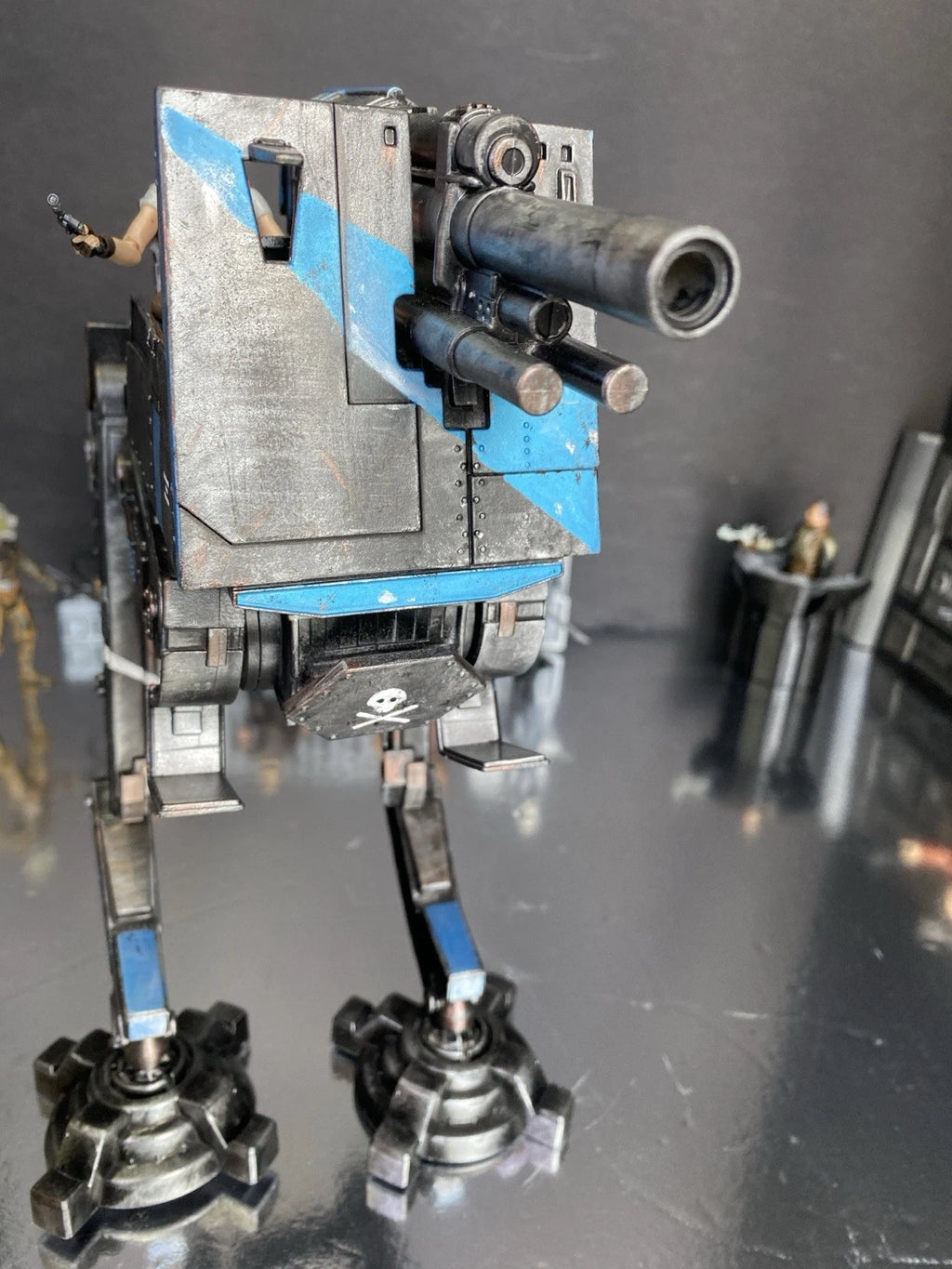 Blue Jackal Custom Imperial AT-DT War Walker 1:18 Hand-Painted One-Off Star Wars