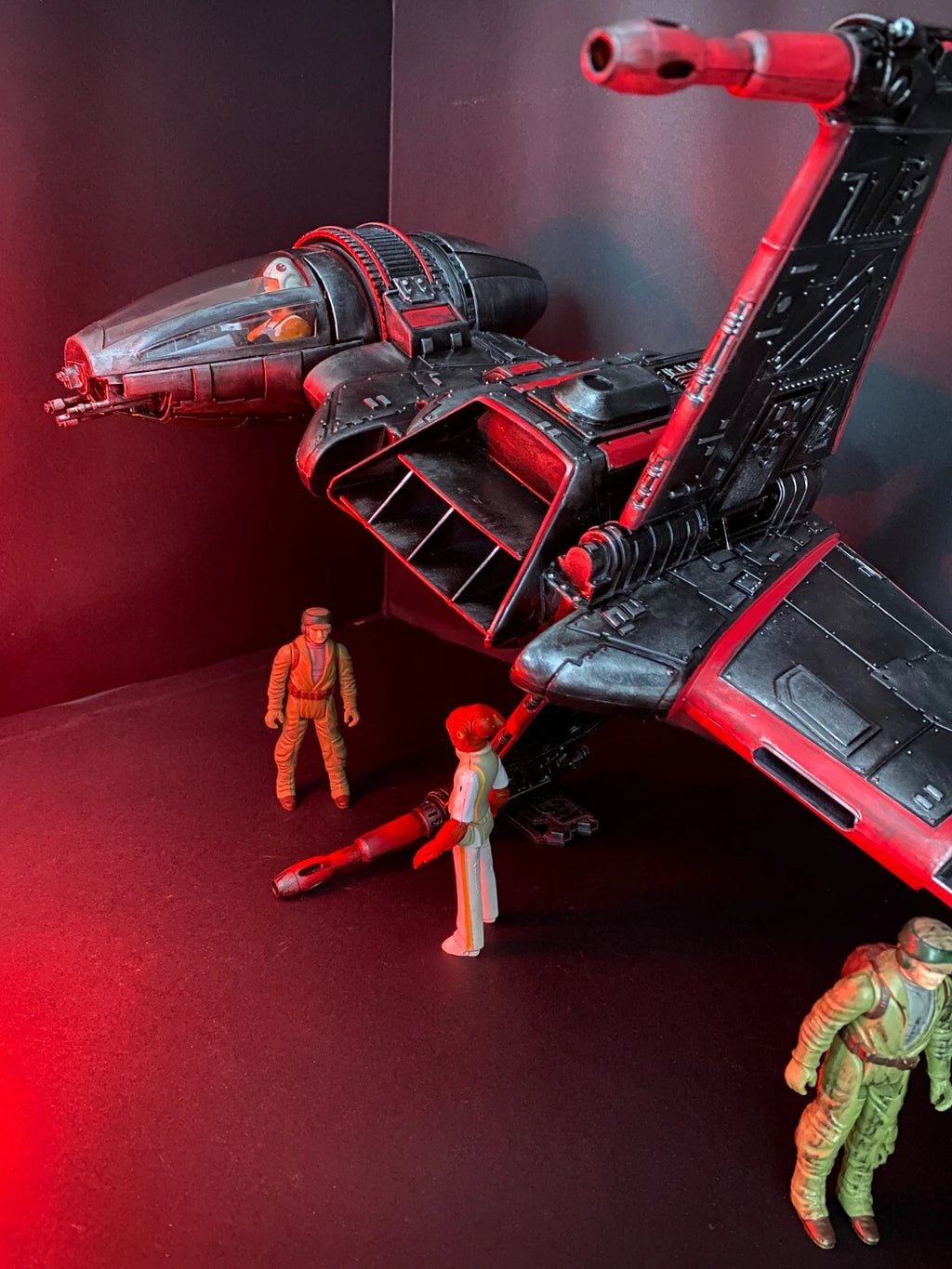 Star Wars Hellion Vortex B-wing Interceptor vintage Maul Shadow lord collectible - view 7