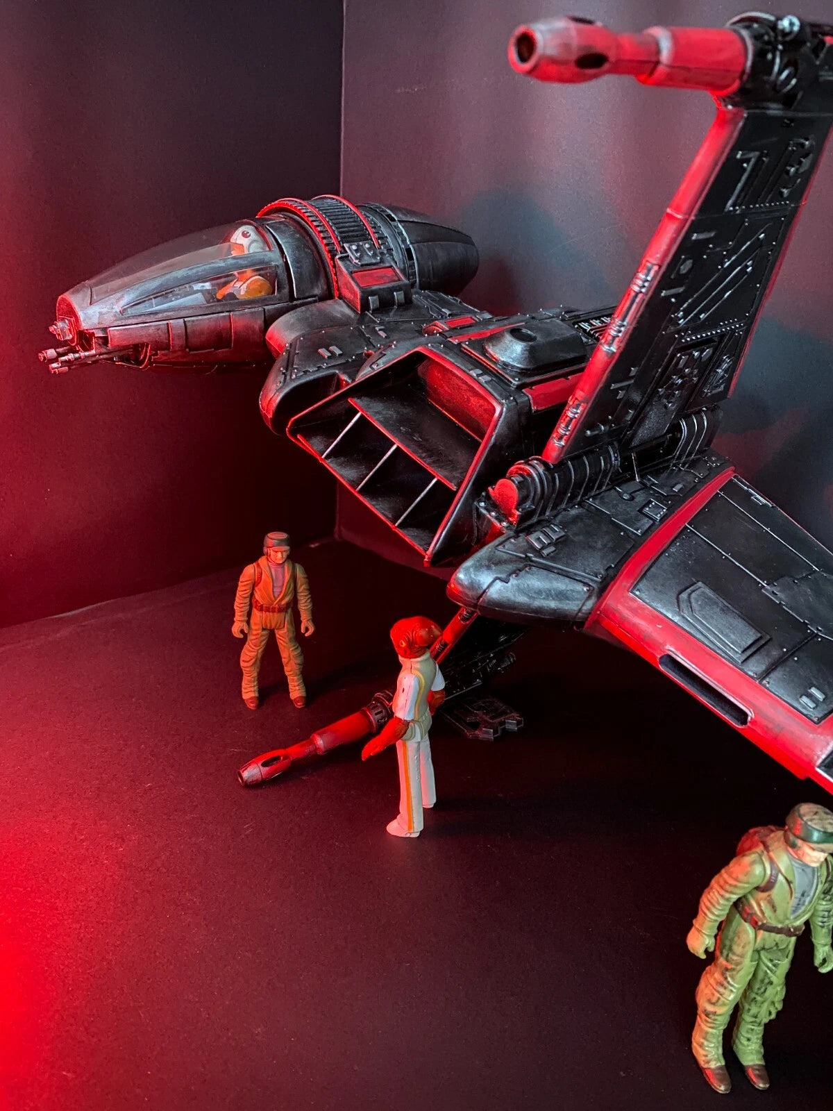 Star Wars Hellion Vortex B-wing Interceptor vintage Maul Shadow lord collectible - view 7
