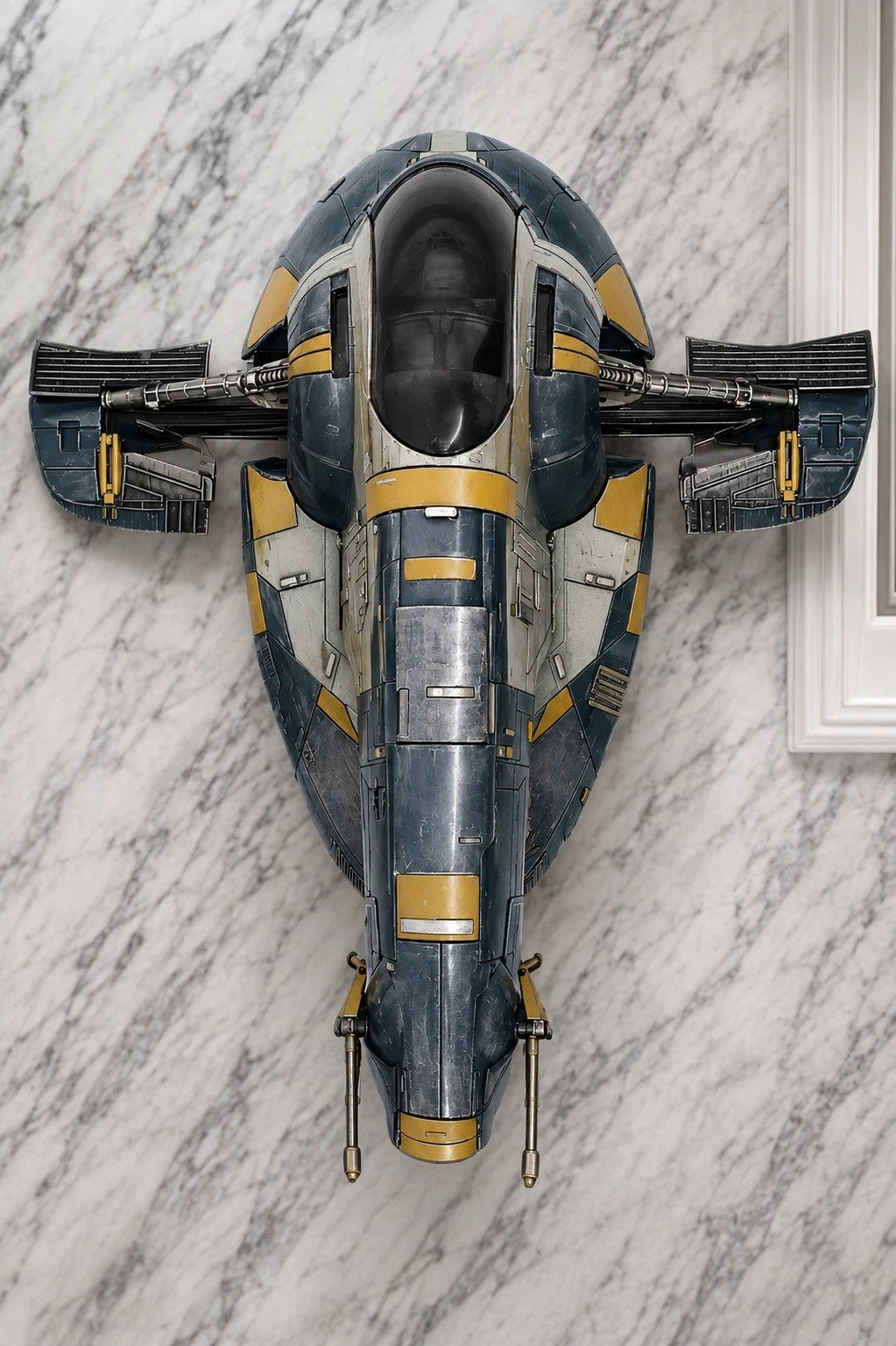 Star Wars Slave 1 Boba Fett Mandalorian Custom Repaint Commission Firespray