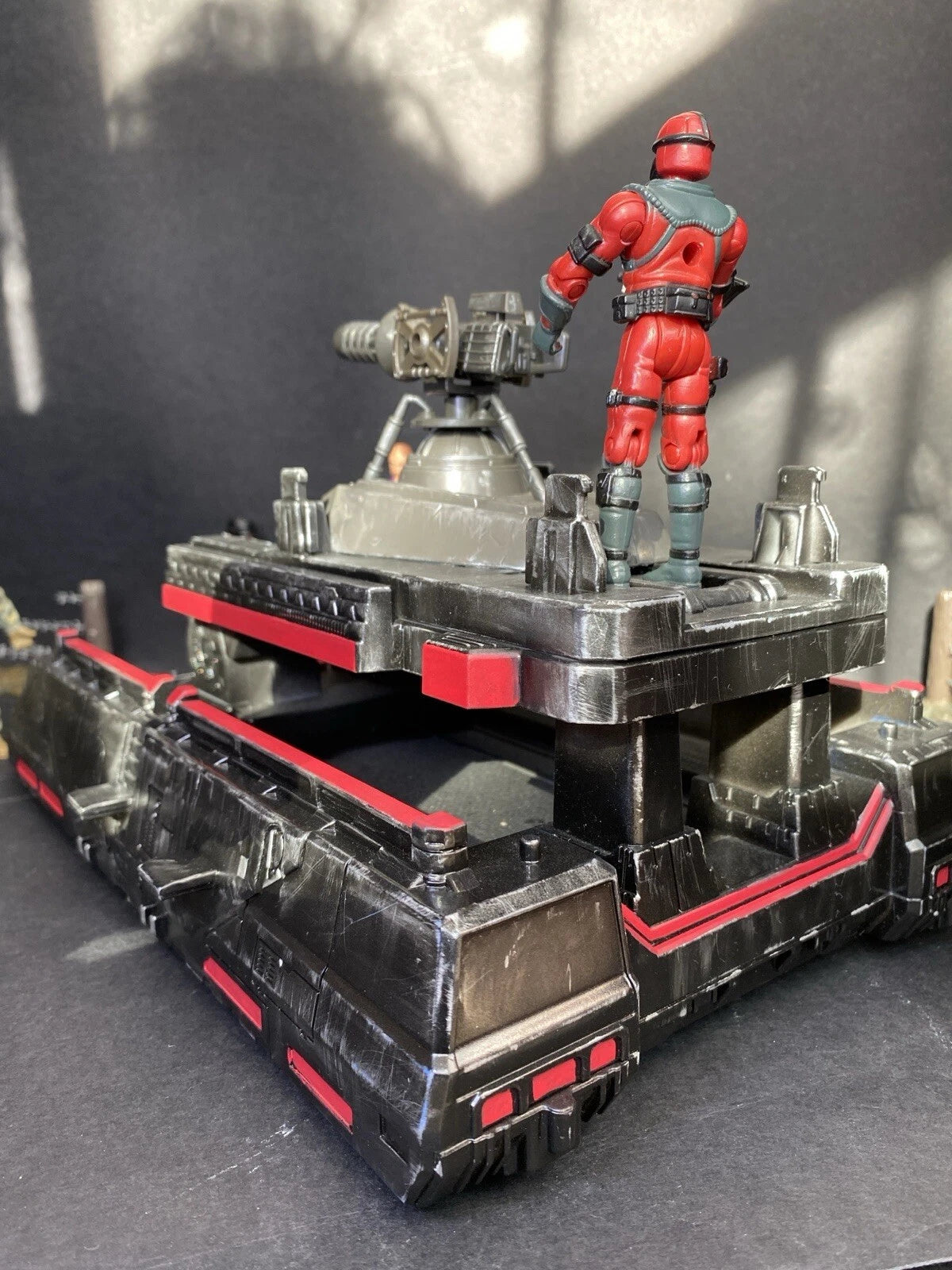 GI JOE COBRA Hover Tank Diorama 1:18 3.75 Inch Rare Collectible Vintage Custom
