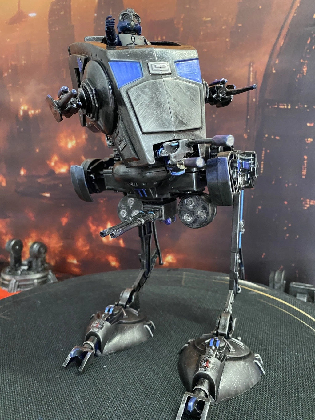 STAR WARS CUSTOM SHADOW TALON AT-ST COMMISSION HANDMADE VINTAGE KENNER COLLECTOR