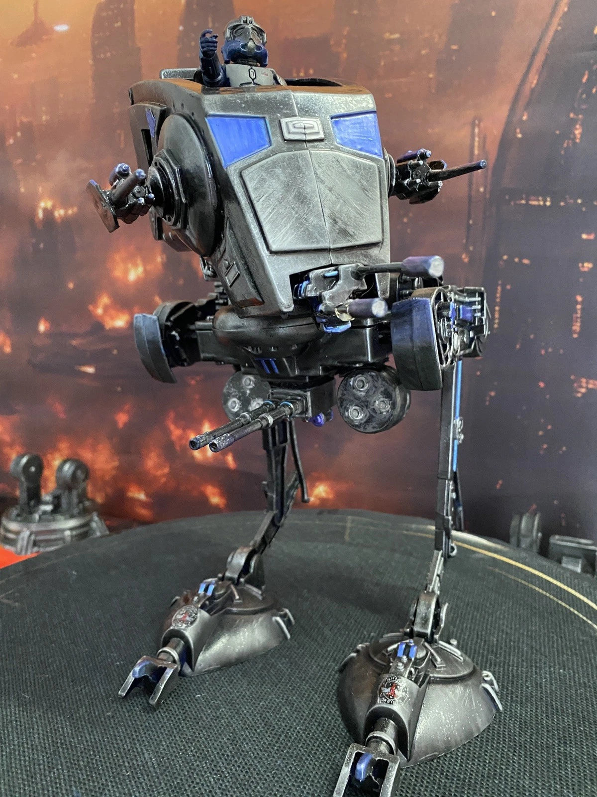 STAR WARS CUSTOM SHADOW TALON AT-ST COMMISSION HANDMADE VINTAGE KENNER COLLECTOR