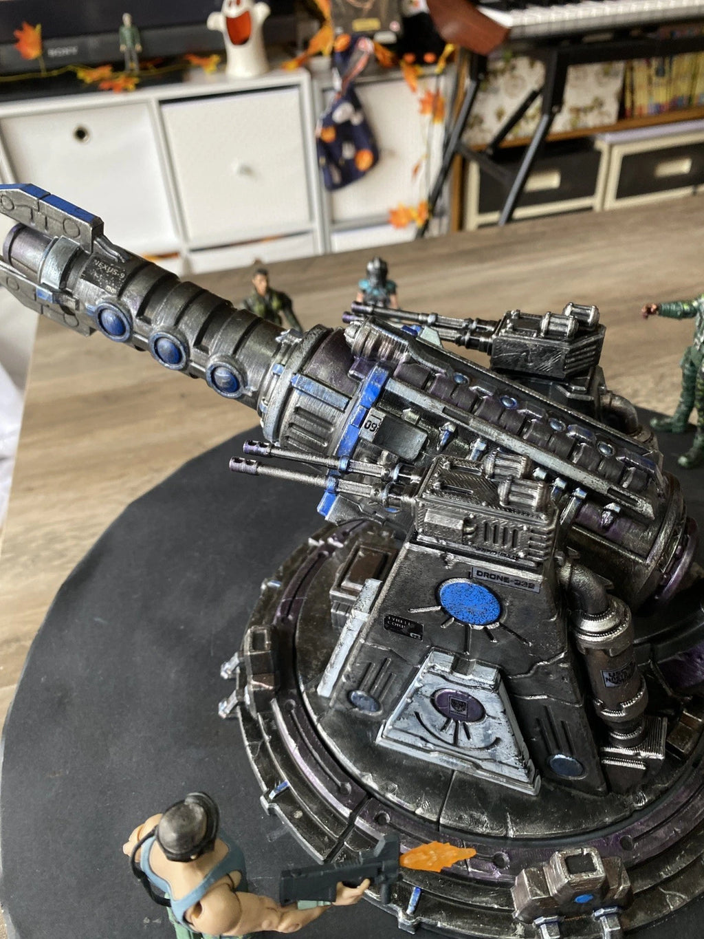 Bastion Sigma-9 Siege Cannon Emplacement | Warhammer 40K Custom Display Terrain