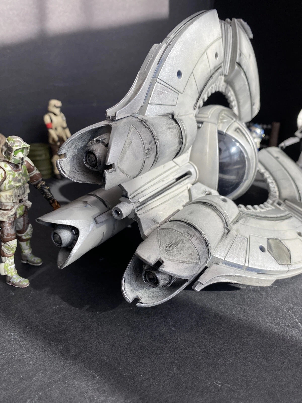 Star Wars Eclipse Tri-Fighter Custom CIS Droid Interceptor Vintage Kenner  - view 13