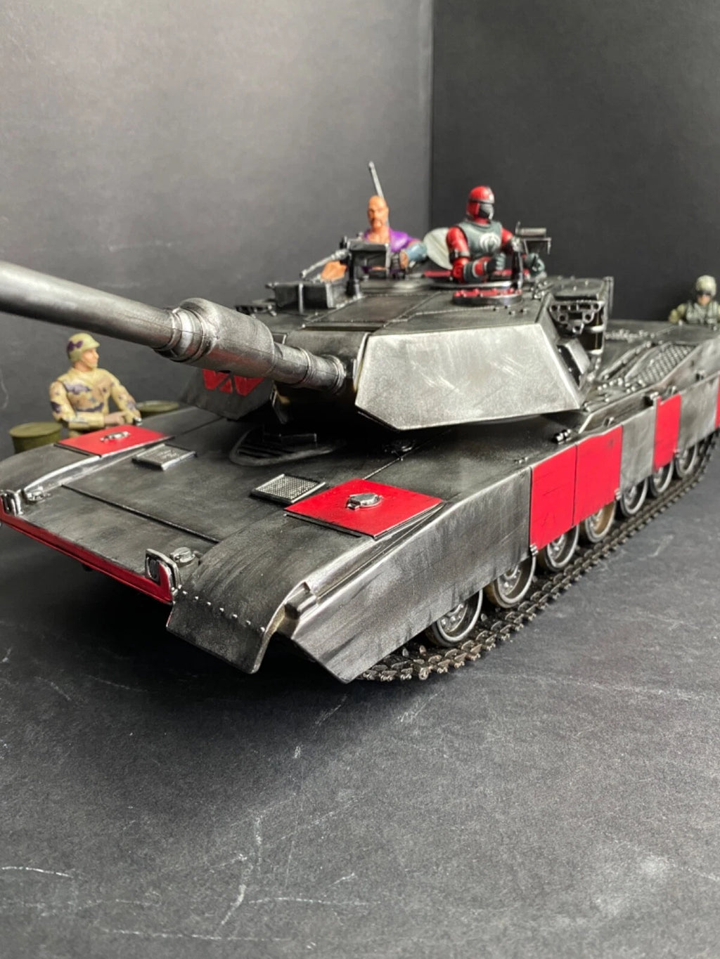GI JOE COBRA DEVELOPMENTAL TERROR TANK 1:18 Collectible Vintage Custom