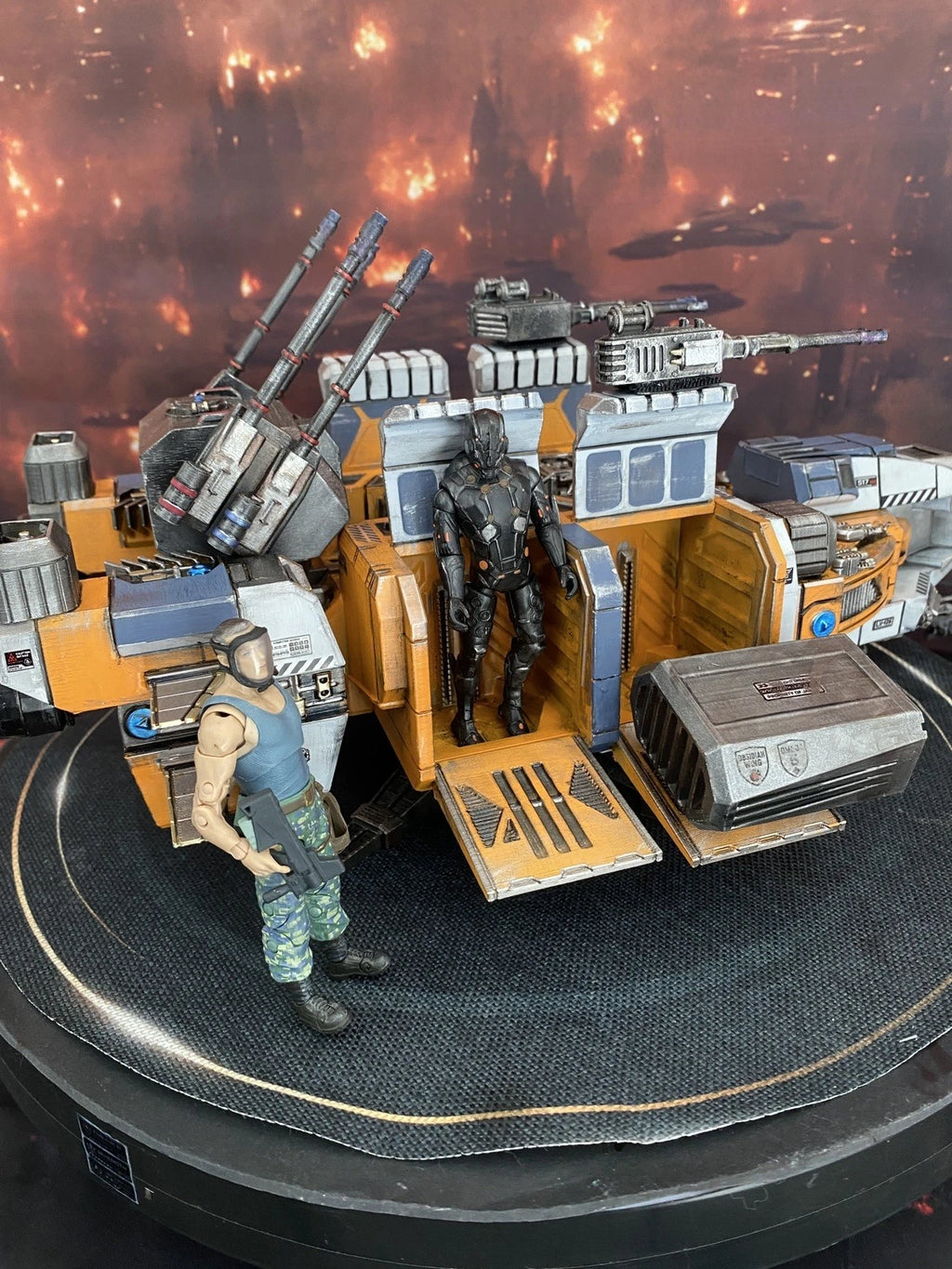 Aliens USCM NEX-8 Xeno Containment Dropship Diorama Romulus Vehicle Custom