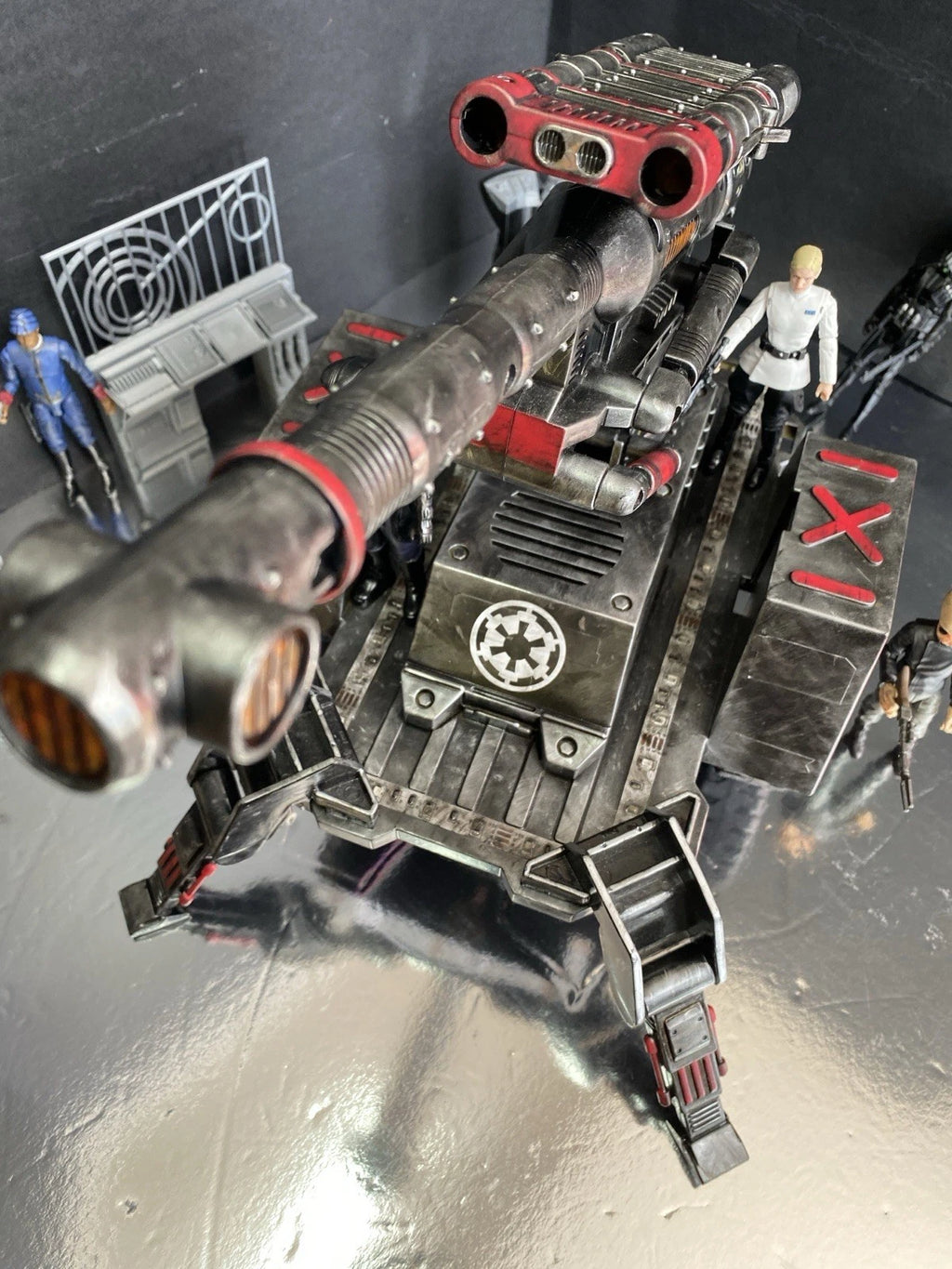 First Order Turbolaser Star Wars Heavy Artillery AV7 Andor Vintage Black Series