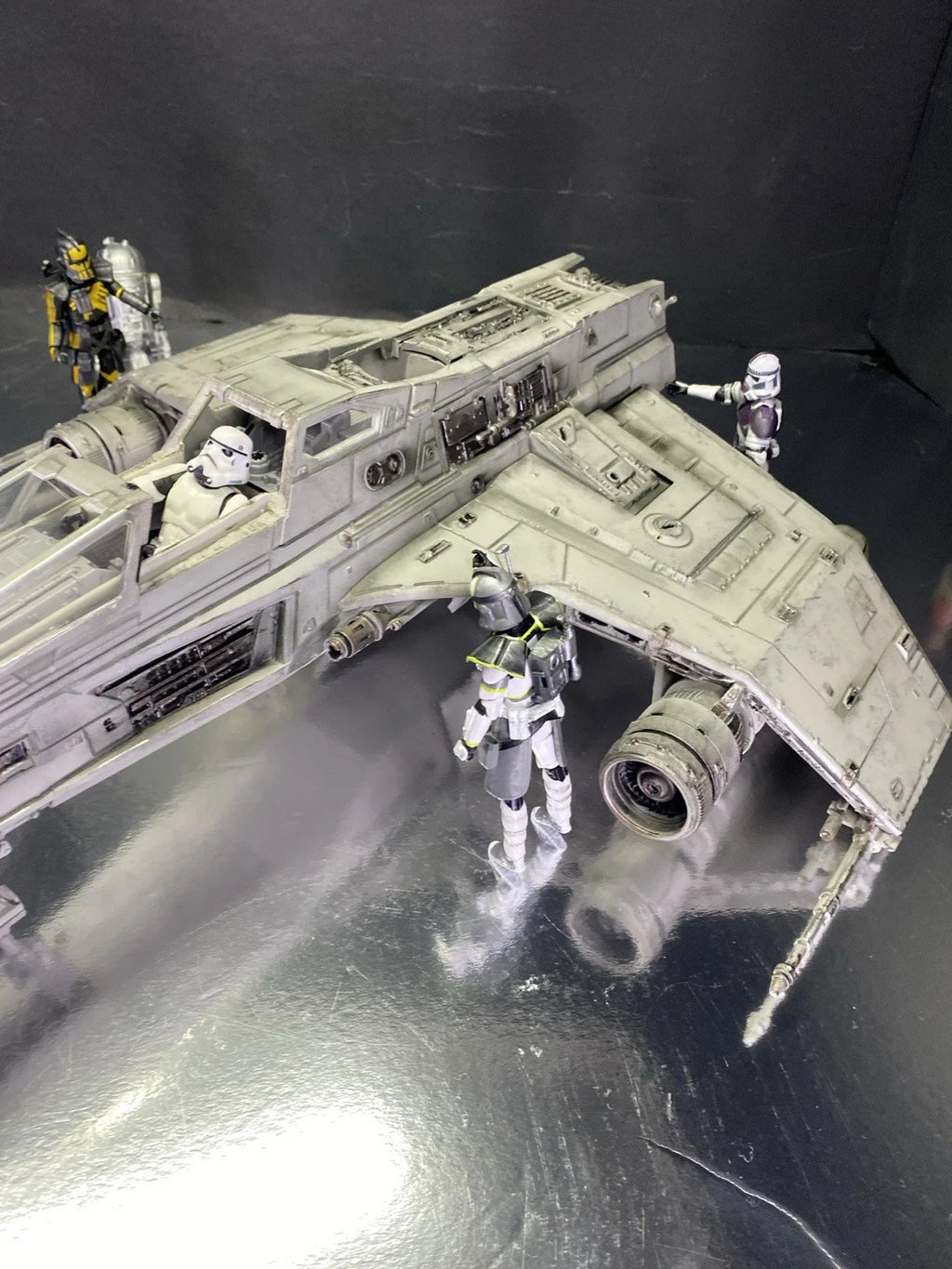 T-52 E-Wing Ghost Hound Imperial Interceptor Star Wars Andor Kenner Collectible