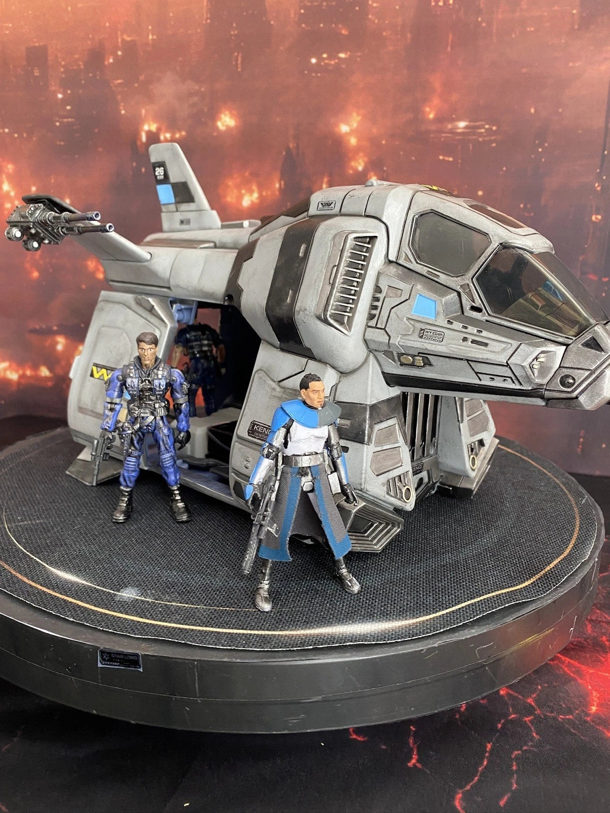 RoboCop OCP Custom Gunship Detroit Police Transport Urban Assault Battle Damaged