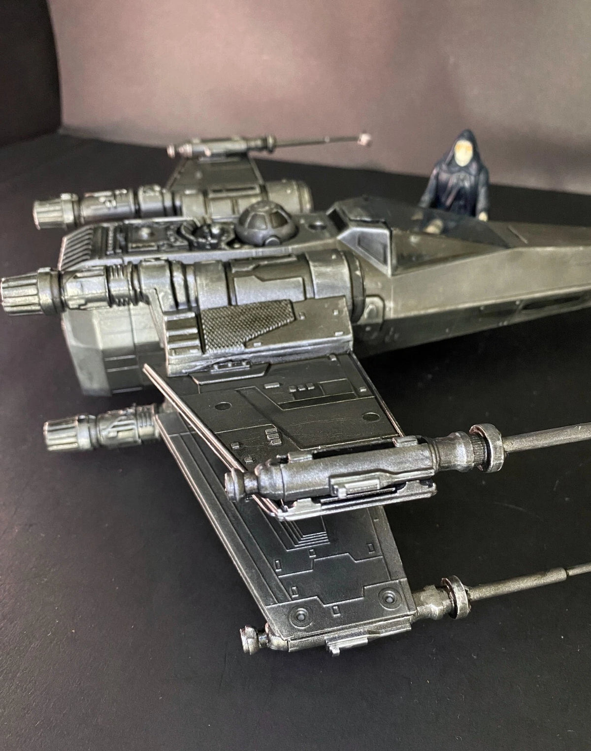 Prototype Star Wars X Wing Sith Fighter Palpatine Vintage TVC Custom Collectible