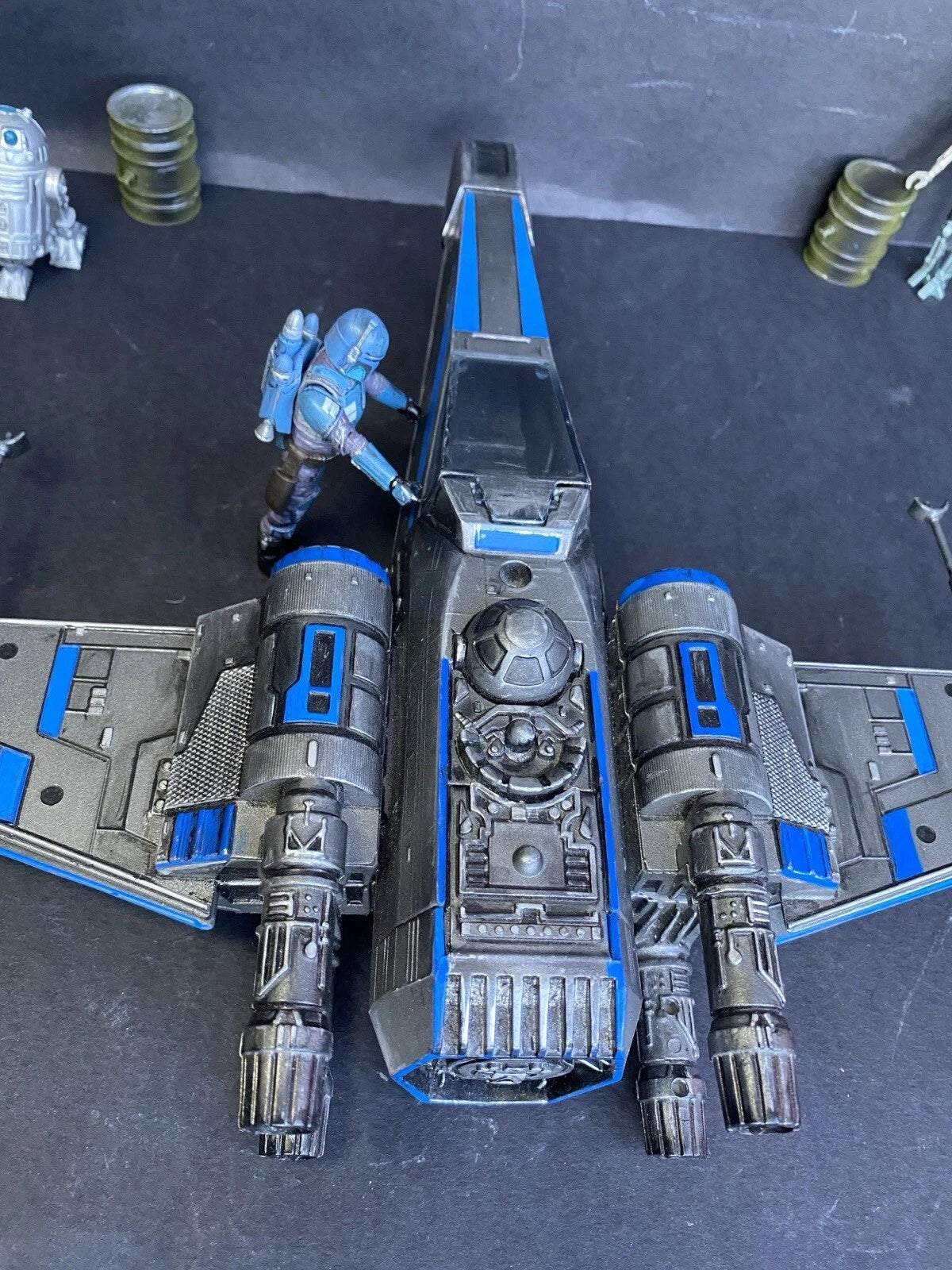 Star Wars RZ-9 “Nightglass” X-wing Interceptor | Custom Starfighter Diorama