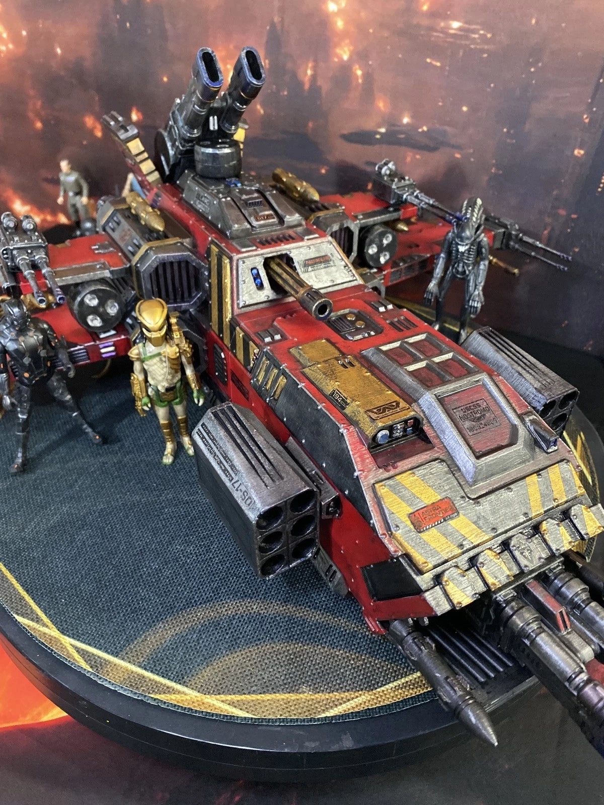 Aliens Predator WEYLAND-YUTANI “OBSIDIAN CLAUSE” GUNSHIP |  Romulus Earth Custom