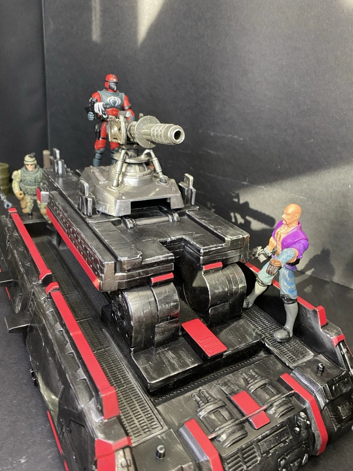 GI JOE COBRA Hover Tank Diorama 1:18 3.75 Inch Rare Collectible Vintage Custom