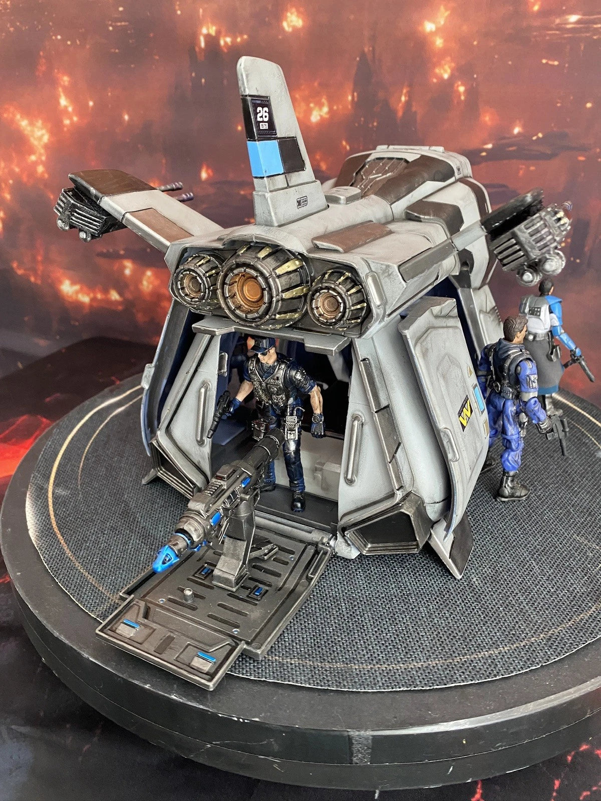 RoboCop OCP Custom Gunship Detroit Police Transport Urban Assault Battle Damaged