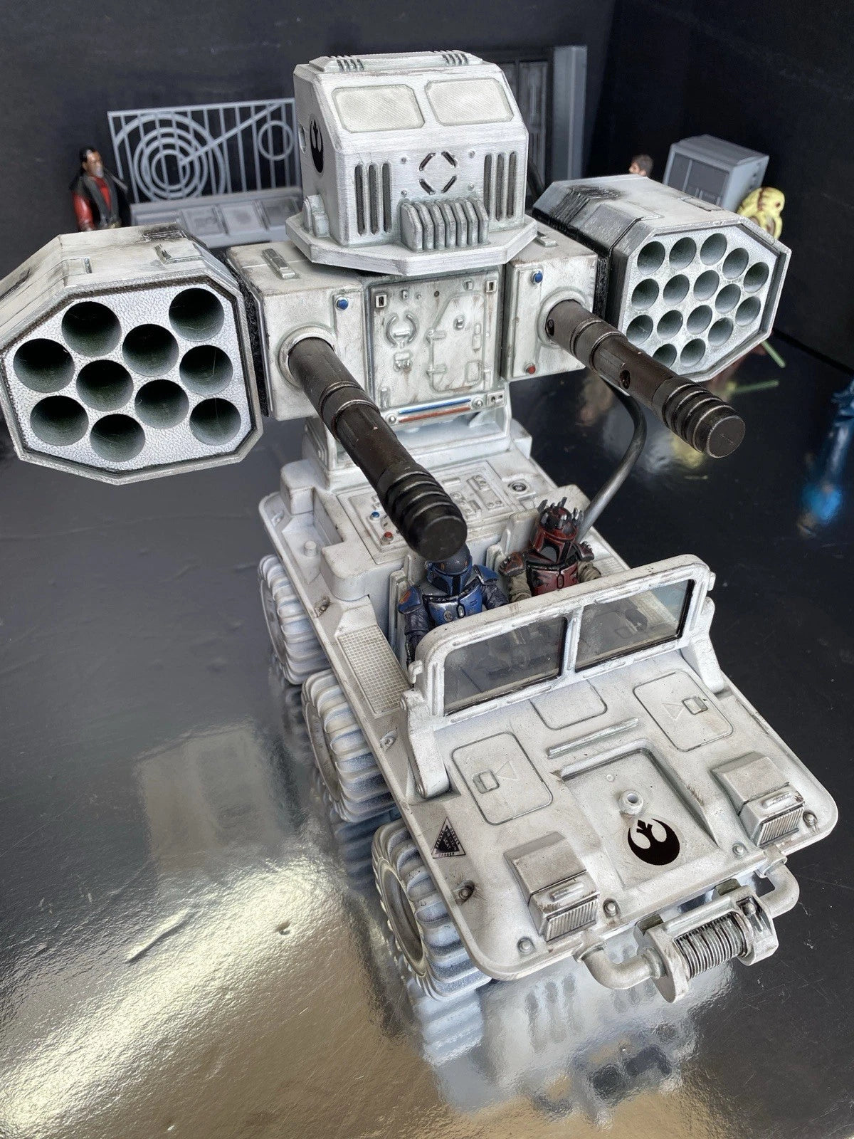 Snowhammer Rebel Rocket Truck 1:18 Hand-Painted Andor Vintage Kenner Star Wars
