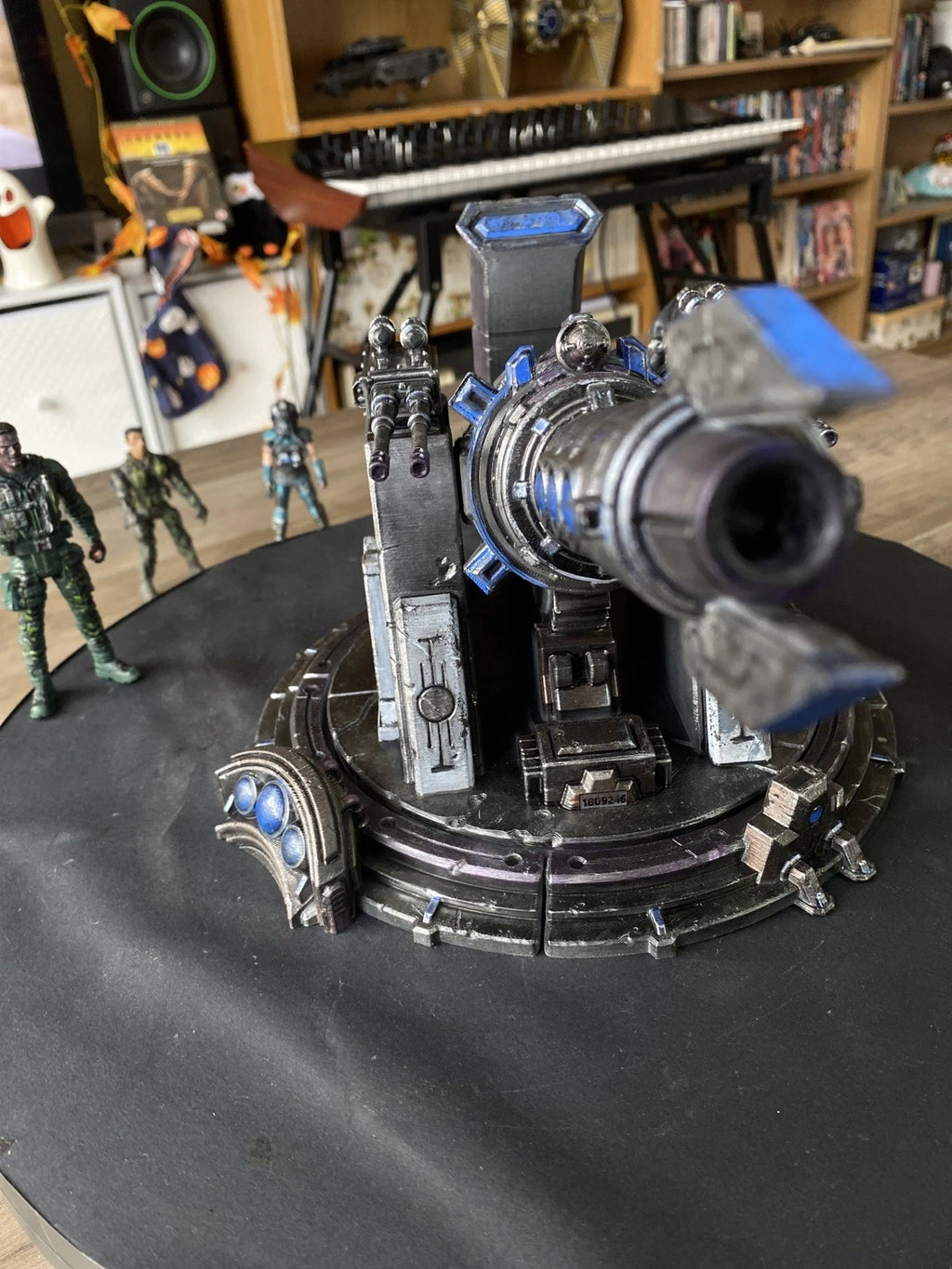 Bastion Sigma-9 Siege Cannon Emplacement | Warhammer 40K Custom Display Terrain