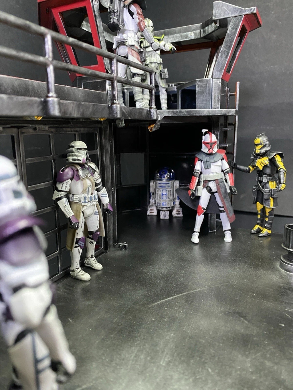 OCP Delta City Quarantine Tower RoboCop OCP Security Diorama Custom collectible