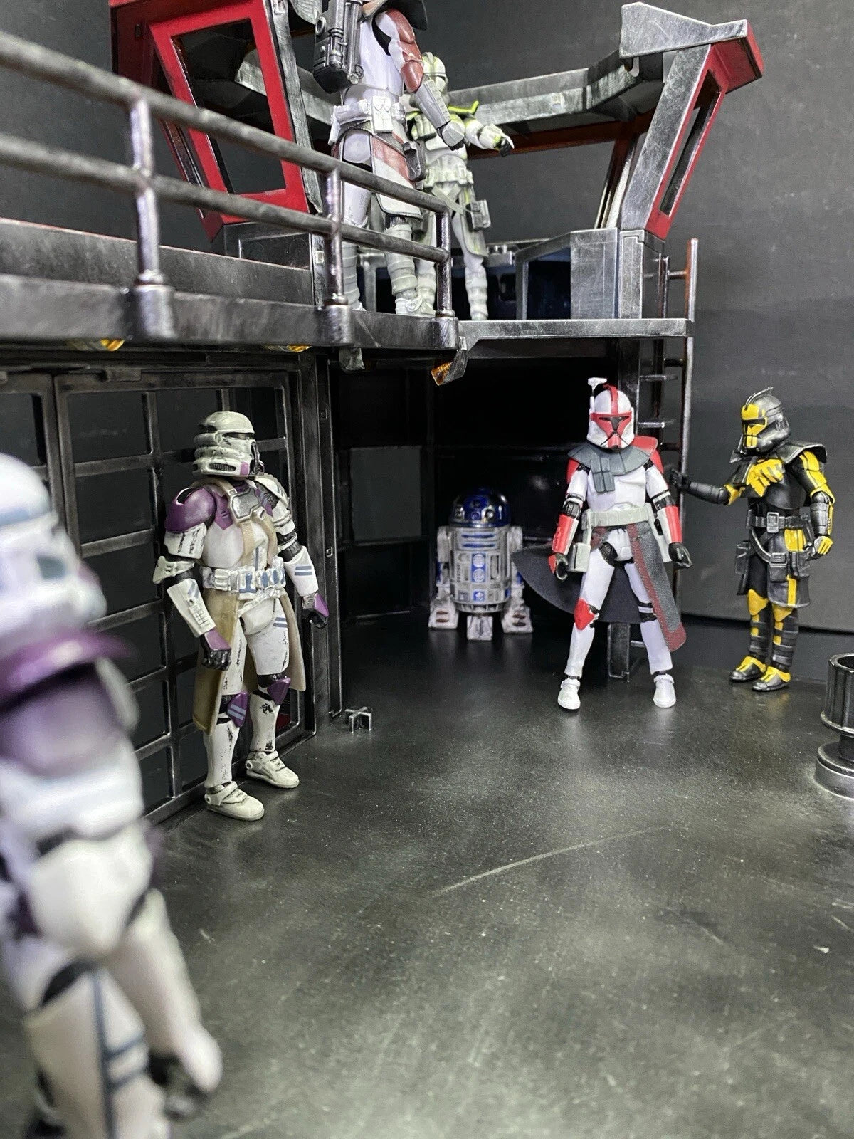 OCP Delta City Quarantine Tower RoboCop OCP Security Diorama Custom collectible