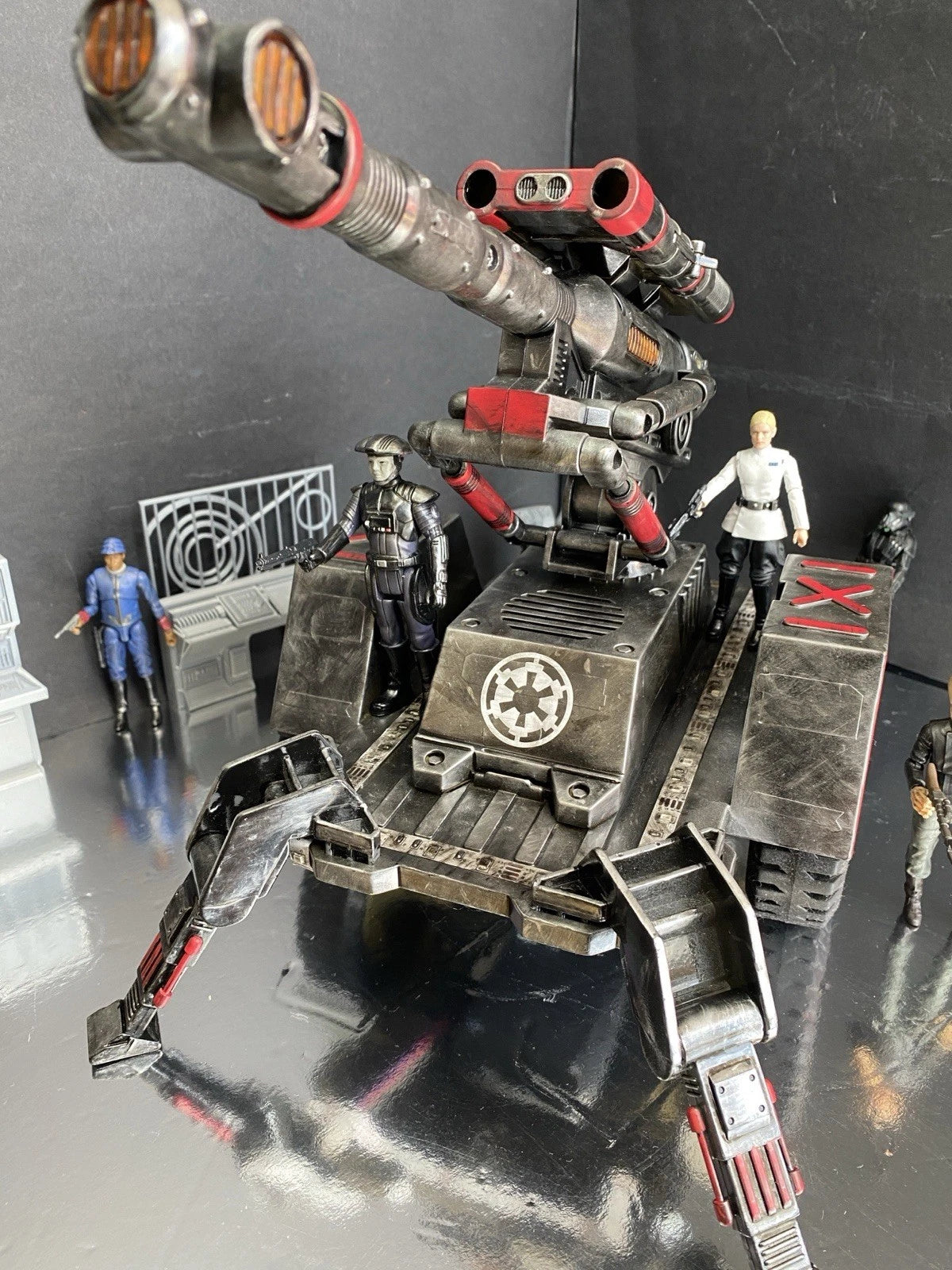 First Order Turbolaser Star Wars Heavy Artillery AV7 Andor Vintage Black Series