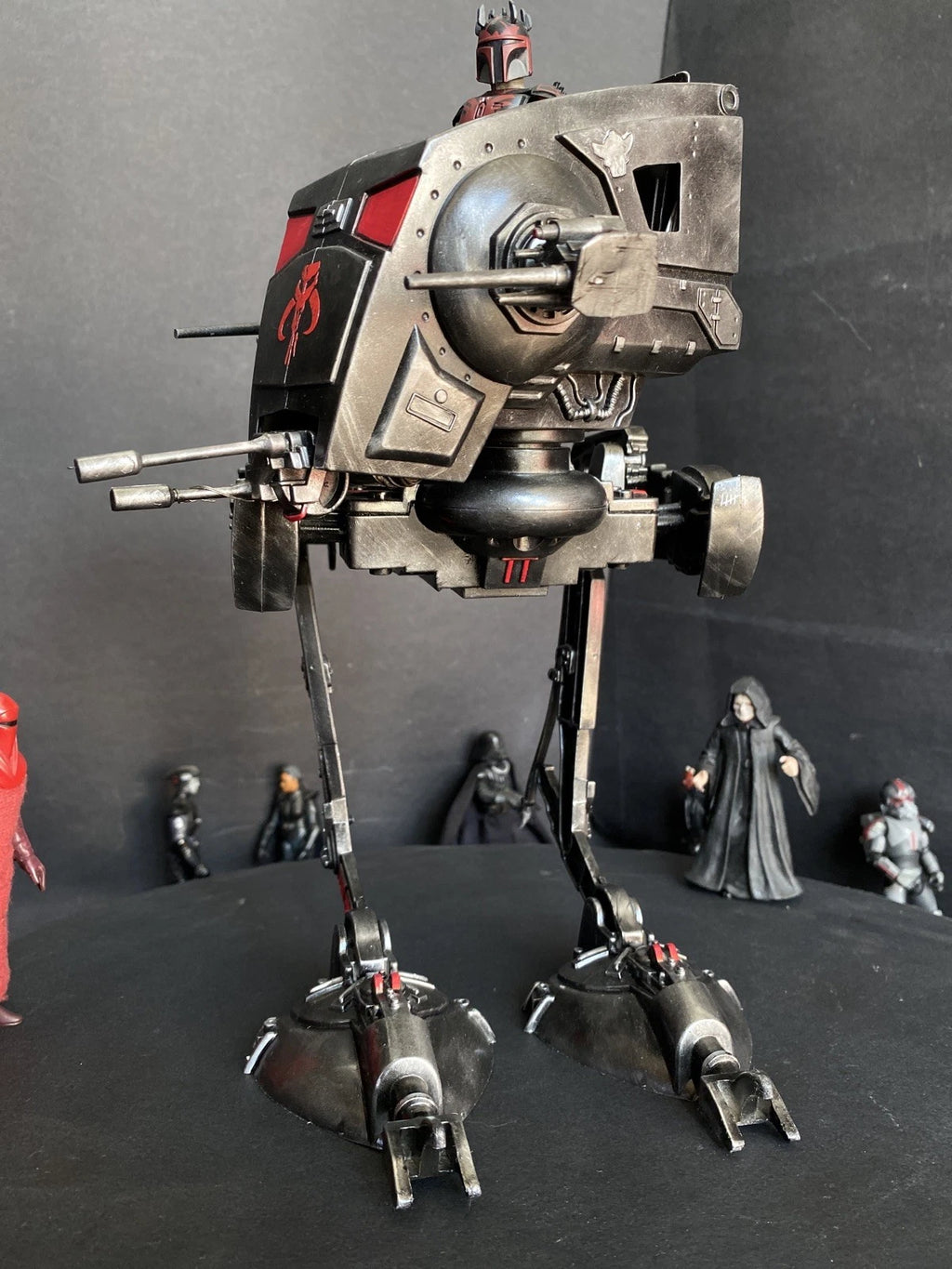 Sith Walker “MYTHOS-STRIDER” Custom AT-ST Mustafar Exegol Black Series Kenner