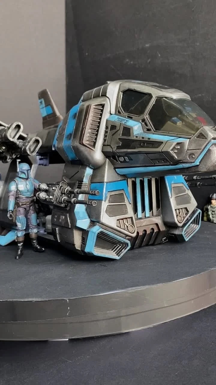 K-76 Dropship – Custom Andor Star Wars vintage Kenner Mandalorian Collectible