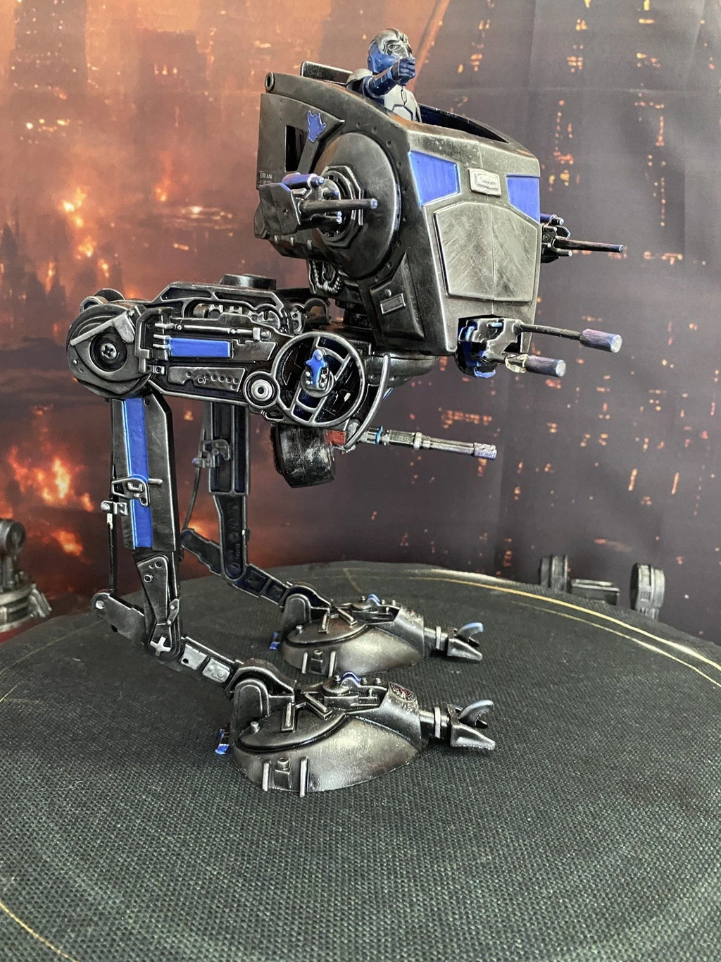 STAR WARS CUSTOM SHADOW TALON AT-ST COMMISSION HANDMADE VINTAGE KENNER COLLECTOR