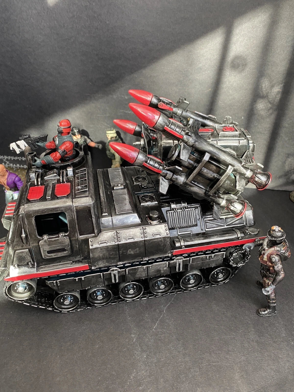 COBRA “RATTLETRACK” MISSILE CRAWLER | GI JOE Heavy Strike Launcher collectible