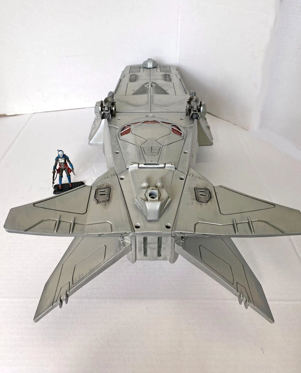Star Wars Mandalorian Starfighter Bo Katan Kryze Diorama Mandalore Playset - view 6