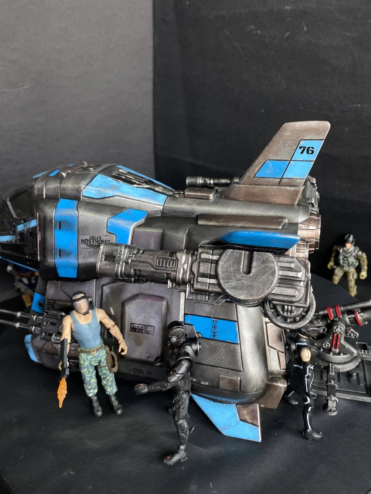 COBRA SKY MAMBA T-5 VTOL Gunship — Custom 3.75” vintage GI Joe collectible