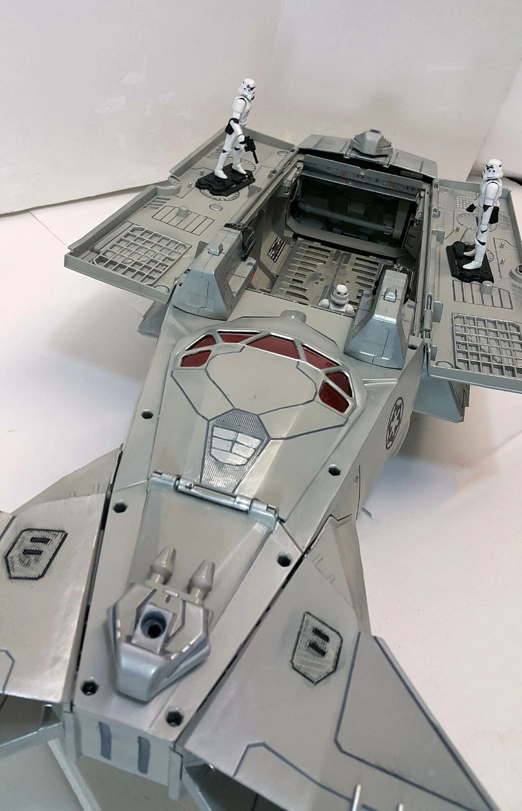 Imperial Recon Shuttle Ghostclaw Custom Andor Transport vintage Kenner Star Wars - view 18