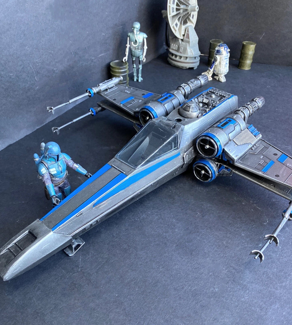 Star Wars RZ-9 “Nightglass” X-wing Interceptor | Custom Starfighter Diorama