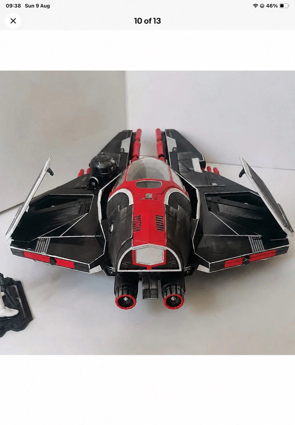 Red Talon — Custom Imperial Interceptor Starfighter Hand-Painted collectible - view 2