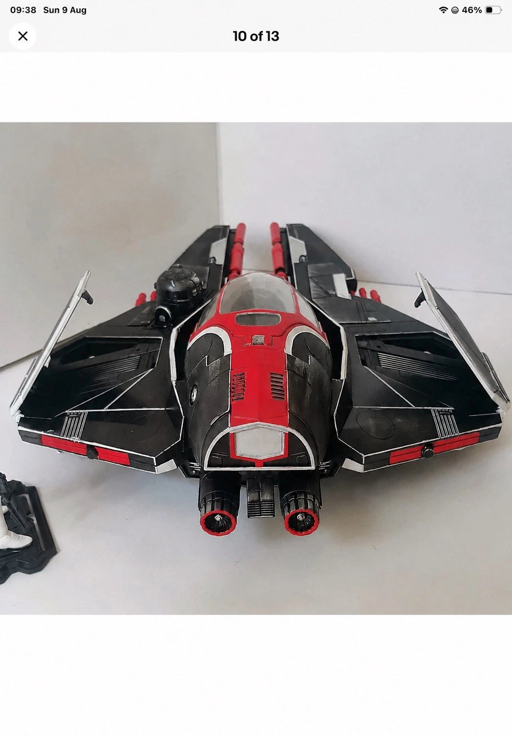 Red Talon — Custom Imperial Interceptor Starfighter Hand-Painted collectible - view 2